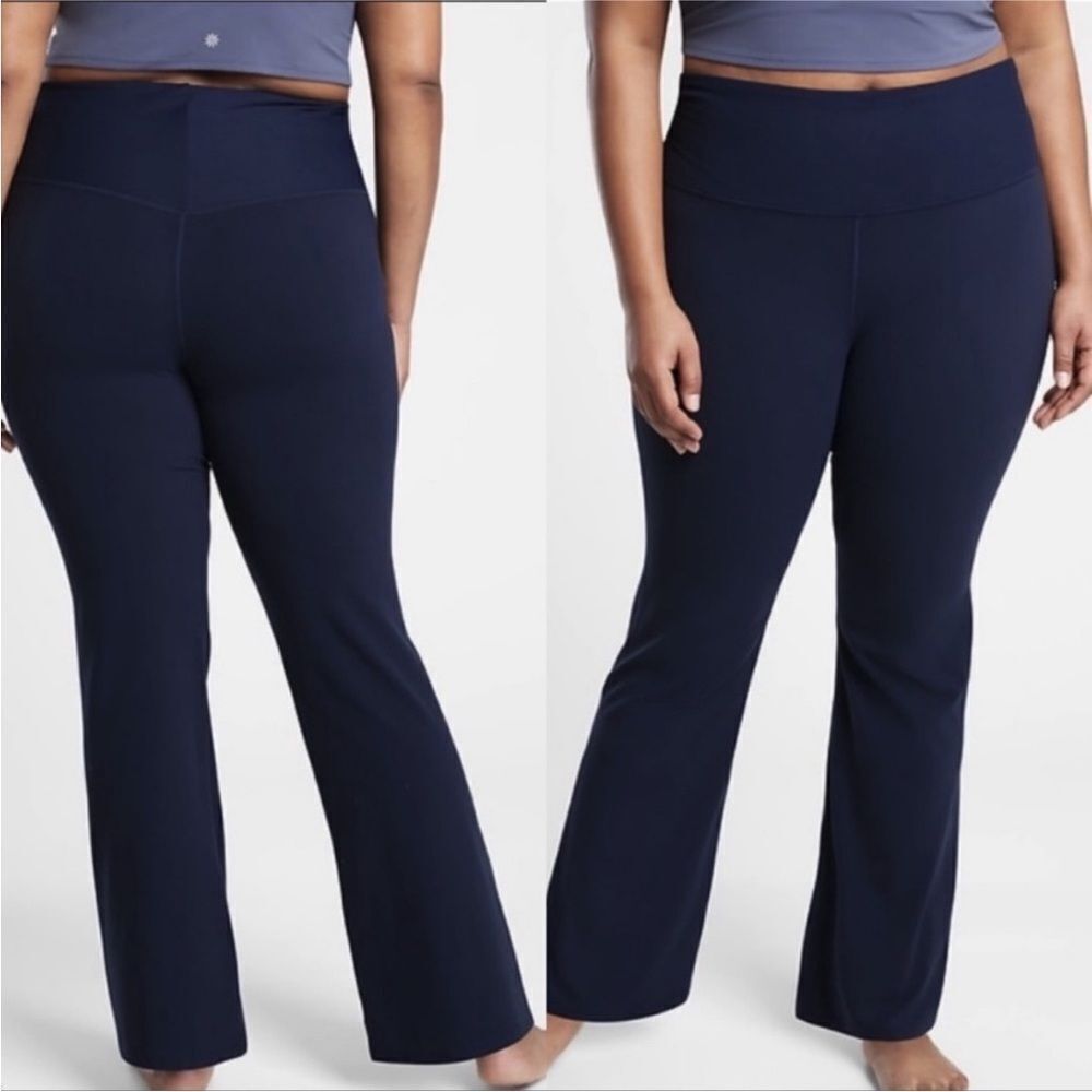 Athleta Studio Flare Pant - Navy Blue - 1X